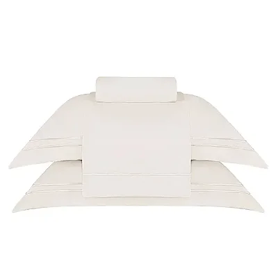 Jogo de Cama Buddemeyer Sublime Casal Bege Ponto Cheio Bege 4 Peças 300 Fios