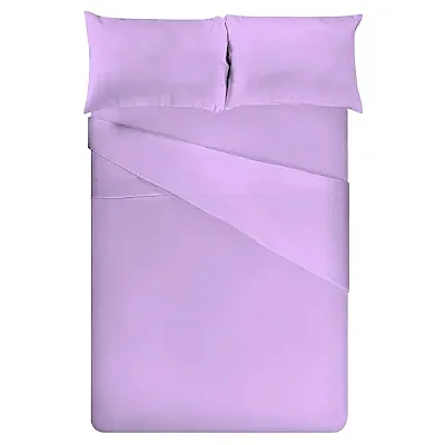 Lençol Estamparia Premium Linea Queen Violeta com Elástico 180 Fios