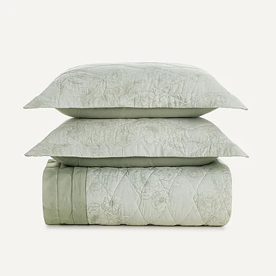 Kit Colcha Karsten Rebeca Queen 160 Fios 100% Algodão 3 Pçs