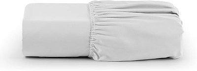 Lençol Estaparia 150 Fios King Branco Com Elástico 100% Algodão 193 x203x 40cm