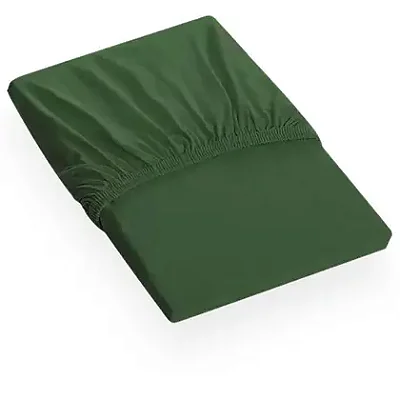 Lençol avulso Estamparia Premium Linea Queen Verde Oliva 180 Fios 100% Algodão