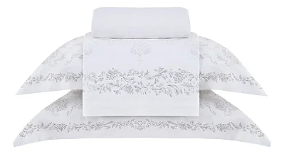 Jogo Cama Buddemeyer Gran Percalle King Blanche 4Peças 100% Algodão 200 Fios