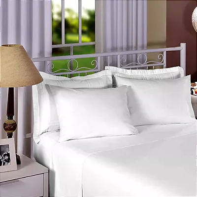 Jogo Cama Eatamparia Premium Linea 180 Fios Queen 7692 Perola 100% Algodão 4 Peças