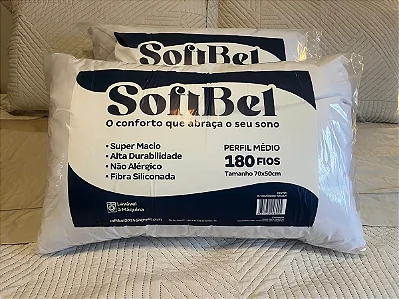 Travesseiro Softbel 180 fios 600g 50x70