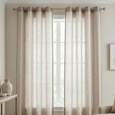 Cortina Niazitex Rustica Dublin 400X250 Areia