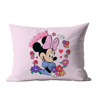 Fronha Dolher Provenca Estampado Licenciado 50X70 Minnie 20