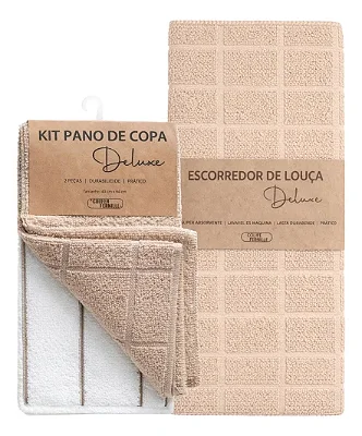 Escorredor Louça Jolitex Deluxe 38X51 Bege