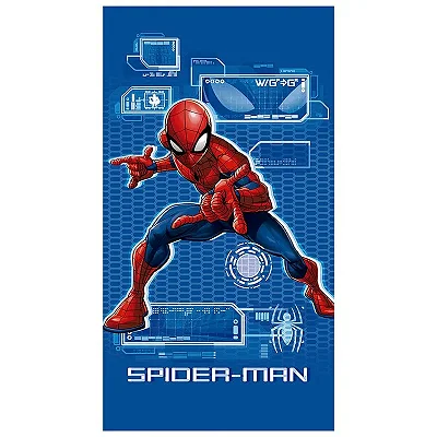 Toalha Banho Dolher Velour Estampada Licenciado 70X130 Spiderman 07