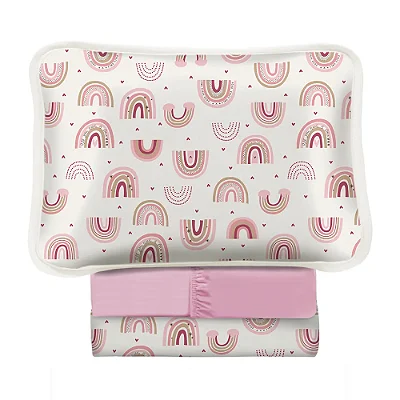 Jogo Cama Sul Brasil Vivald Baby 3 Peças Doce Aurora 100% Algodão