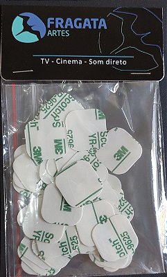 LAPEL FIXER adesivos para microfone de lapela ( Somente Adesivos ) 50 unidades