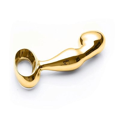 Plug Anal Prostático em Aço Pleasure Gold