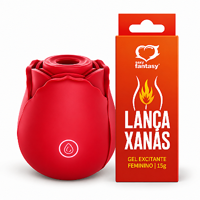 Kit Sugador Rose e Excitante Lança Xanas 15g
