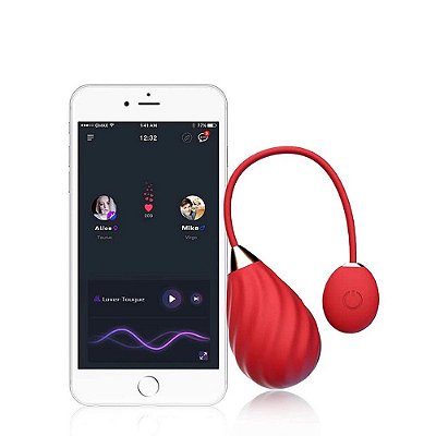 Vibrador Magic Sundae recarregável - Controle via APP