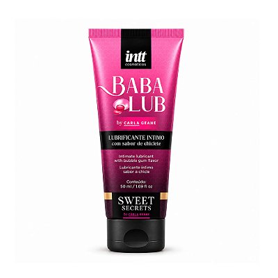 Babalub Lubrificante Beijável sabor chiclete 50ml.