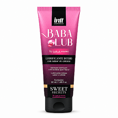 Babalub Lubrificante Beijável sabor chiclete 50ml.