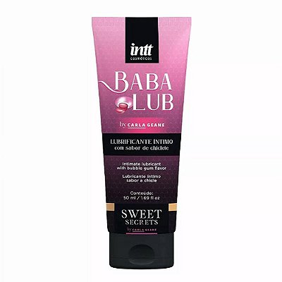 Babalub Lubrificante Beijável sabor chiclete 50ml.