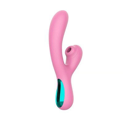 Oasis Vibrador Ponto G com Estimulador Clitoriano Collors - Recarregável