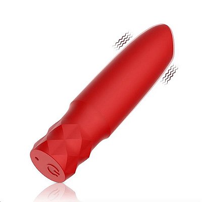 Bullet Diamond em Silicone 10 modos de vibração Recarregável.