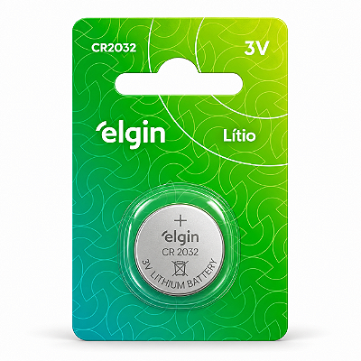 Bateria Elgin Alcalina CR2032 3V 1UN