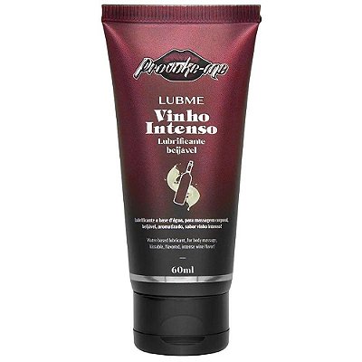 Lubme Lubrificante Vinho Intenso Beijavel 60ml