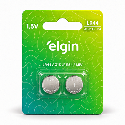 Bateria Elgin Alcalina Lr44 1,5V 2UN
