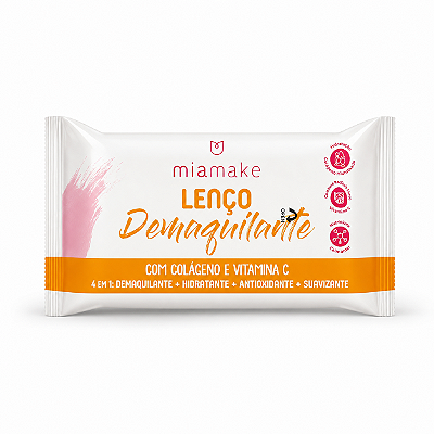 Lenço Demaquilante Colágeno e Vitamina C