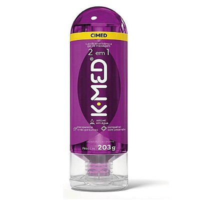 K-Med 2 em 1 Gel lubrificante Íntimo 200g.