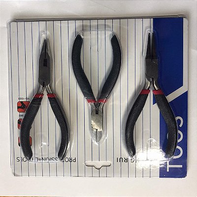 Kit de Alicates para Bijuterias Lanmax - 3 peças