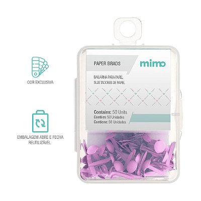 Bailarina para Papel - 6,5 mm - Rosa Candy - Mimo - 50 Unids