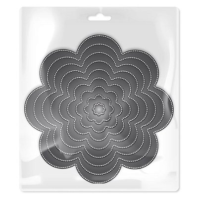 Faca de Corte Mandalas Florais - kit com 9 peças  - Mimo Embossing