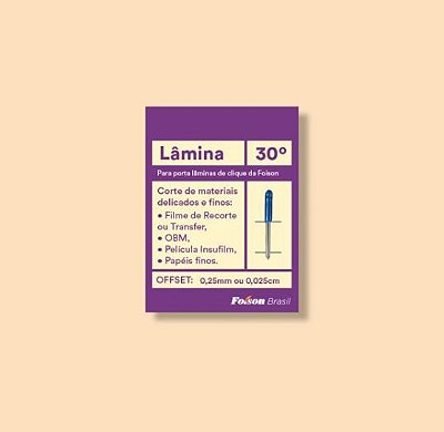 Lâmina de corte de 30° - Foison
