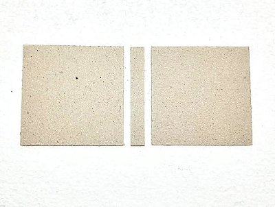 Papelão Horlle para Post It Grande - 10 pares de capa 8,5cm x 8,5cm + 10 lombadas 1cm x 8,5cm