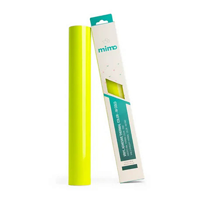 Adesivo Vinil Thermal Color - Frio - Amarelo para Verde - Mimo - 30,5 x 61 cm