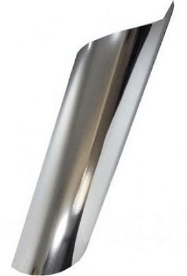 Papel Lamicote Prateado - 255g - Unidade 30,5x30,5cm