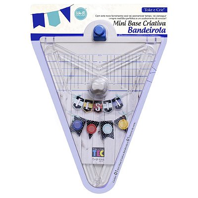 Mini Base Criativa Bandeirolas - Toke e Crie WeR