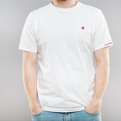 Camisa básica masculina branca