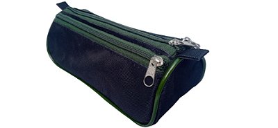 ESTOJO ESCOLAR PRETO E VERDE - AMAMOS A VIDA REAL