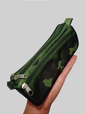 ESTOJO  CAMUFLADO VERDE- AMAMOS A VIDA REAL