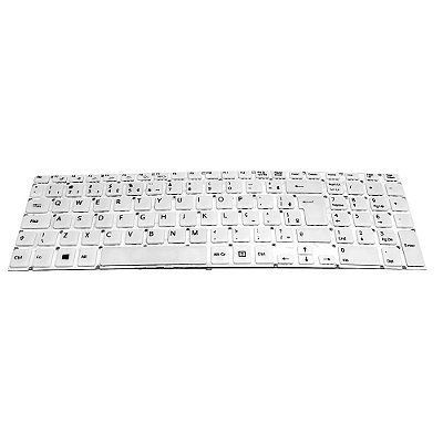 Teclado Sony Vaio svf153b1yx Branco