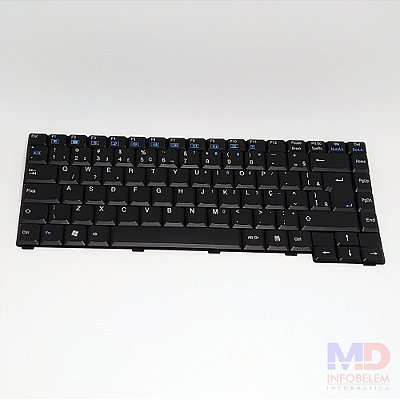 Teclado Positivo V21 V25 V41 Z61 Z77 Z80 Z94 Preto