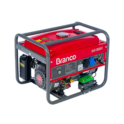 Gerador Portátil a Gasolina 3500Kva 110v/220v 20a B4T-3500 (E) Branco Motores