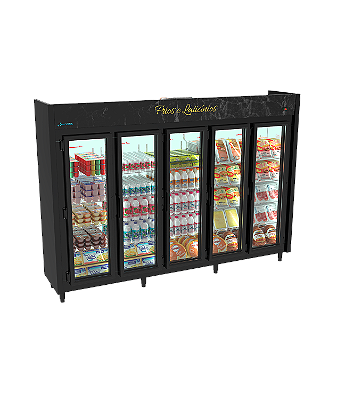 Expositor Auto Serviço 5 Portas Linha Blanc Kofisa