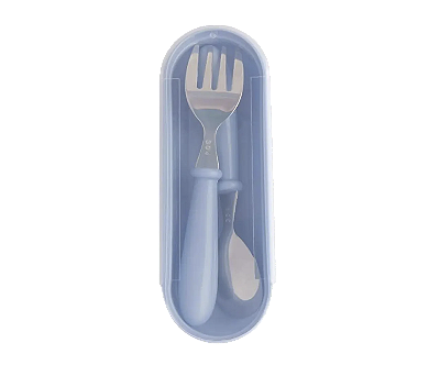 Kit Talheres Infantil Azul CK6598 Clink