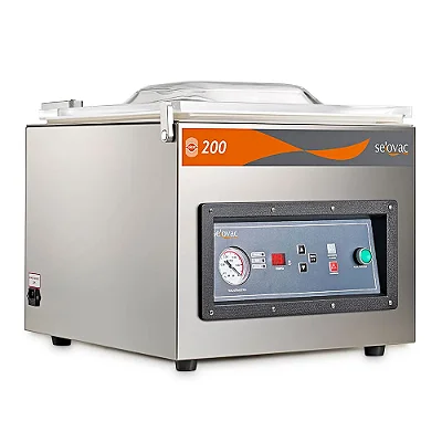 Seladora de Câmara a Vácuo 200 II 2 Barras de 400mm Linha Pro 220v Selovac