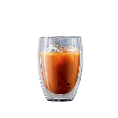 Kit Copos Vidro Parede Dupla Borosilicato 08x08x11,5 FO552 FlashGoods