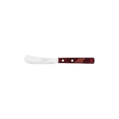 Espátula para Manteiga Lâmina Aço Inox e Cabo em Madeira Tratada Polywood Vermelho 3" 211117473 Tramontina