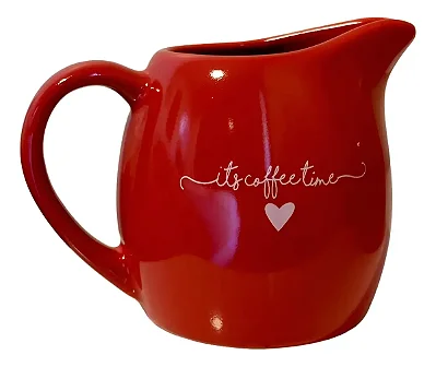 Leiteira Lamour Porcelana Lamour 350ml PCLN 174RS Hauskraft