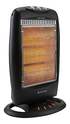 Aquecedor de Ambiente 1200w Halógeno Base Estável AH01 110v Ventisol
