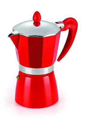 Cafeteira Italiana Vermelha 6 Xícaras CAFT006VM Hauskraft