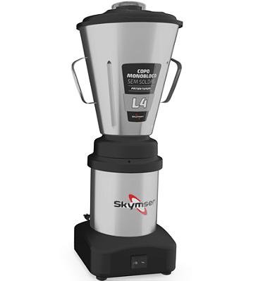 Liquidificador Comercial L4 Inox 4L Skymsen